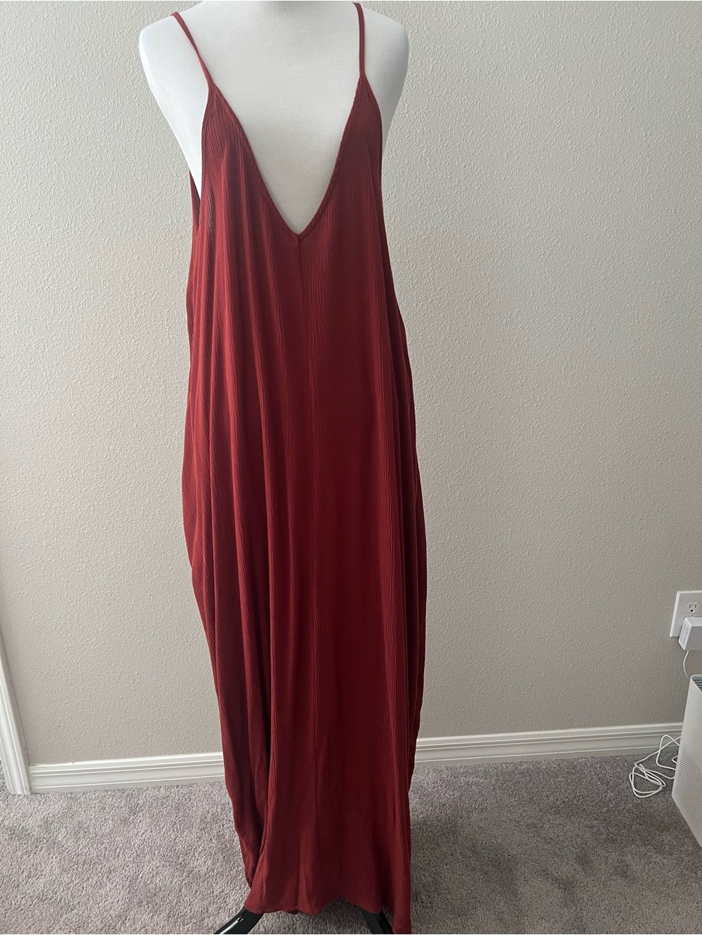 lovestitch Mila burgundy Maxi Dress